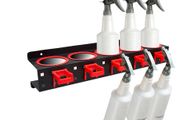 BRAND NEW Garage Car Wash Tool Rack Wall Mounted Spray Bottles Storage Holder Auto Beauty Shop Display Hanger Car Detailing Accessories