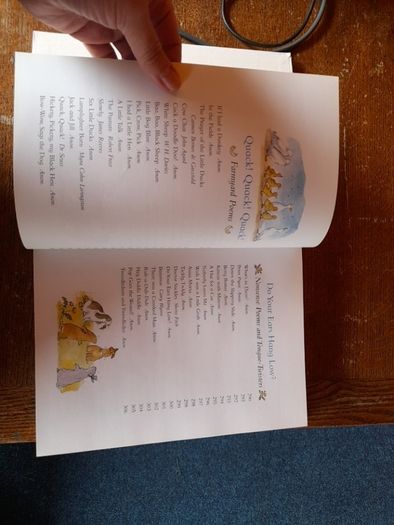 Large hardback book - Treasury of Nursery Rhymes and Poems