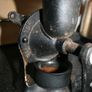 Black cast iron coffee grinder of firm Salter& Co. from England. Including  receptacle and cast iron table clamp. Image 7