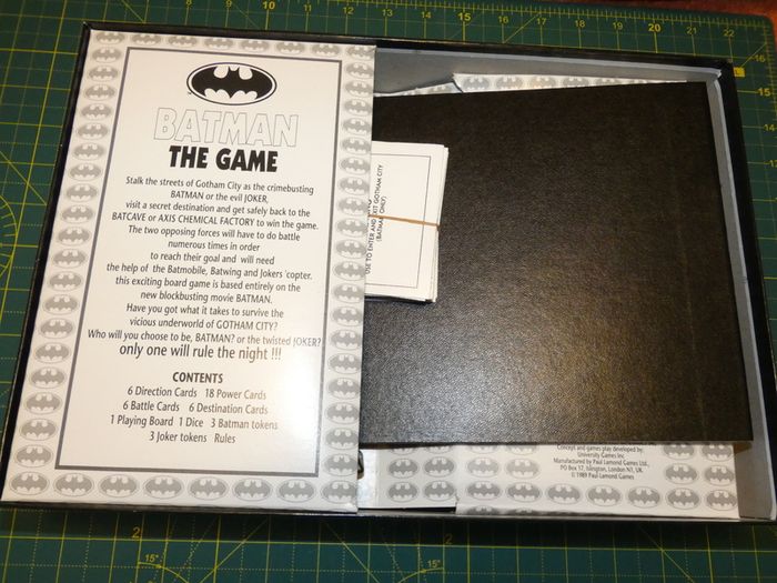 Rare Batman The Game 1989 Paul Lomond Games Made In Uk Unused
