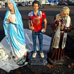SAINT, Statue Of The Youngest Newest Saint Carlos
