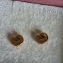 Pandora pave rose gold 14k plated charm clips   perfect condition Image 8