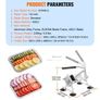 Vegetable Slicer, 1/4 inch Fruit Slicer, Stainless Steel and Aluminum Alloy Vegetable Cutter Slicer Machine Image 4