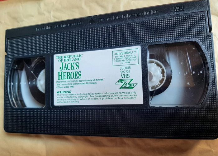 Official Fifa tape Italia 90 Jack's heroes