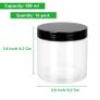 Brand New AKOLAFE Set of 16 Storage Jars with Lids Image 2