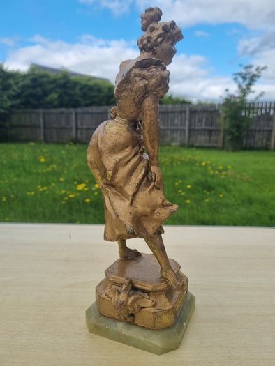 French figurine in the Art Nouveau style