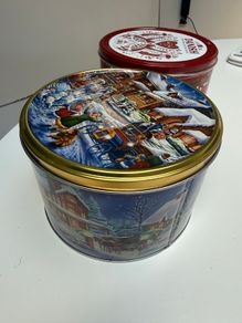 Christmas tins