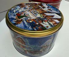 Christmas tins