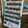 Wedding Escort Card Display Board - Peacock Chinoiserie, Handmade, Dismantles Image 4