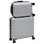 Hardcase Trolley Set 2 pcs Silver ABS Image 2