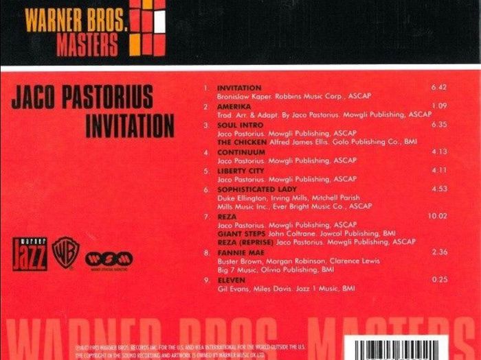 Jaco Pastorius  |  Invitation
