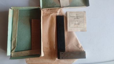 USSR USh 160 Class 2 Precision Engineer's Inspection Square Wide Base NOS