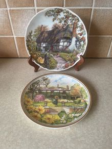 Royal Albert Dream Cottage's & Edwardian China Country Gsrdens plates