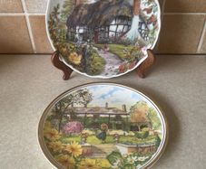 Royal Albert Dream Cottage's & Edwardian China Country Gsrdens plates