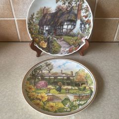 Royal Albert Dream Cottage's & Edwardian China Country Gsrdens plates