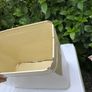 Vintage style cream enamel metal bread bin farmhouse country cottage style Image 8