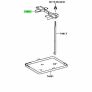 Toyota Yaris Mark 1 Vitz (99-06) Battery Clamping Bracket Jap Cars Image 2