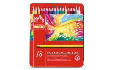 Caran dAche Supracolour Pencils (18 in a Metal Box)