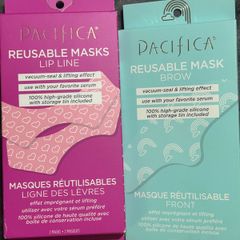 Pacifica beauty reusable lip and brow masks new