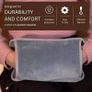 Rechargeable Electric Hot Water Bottle - Fast & Portable Heating for Hand & Body Warmers & Pain Relief, Hand Warmer with Soft Durable Grey Heating Pad Image 7