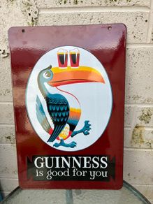 Guinness Toucan Enamel Sign