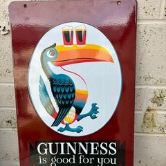Guinness Toucan Enamel Sign