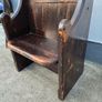 Victorian 2 seater pew or bench Image 4