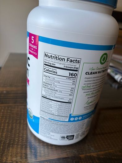Orgain Plant Based Protein Powder