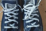 Mens Navy Converse high top size 7