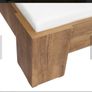 Bed frame King 150x200 wild oak Image 2
