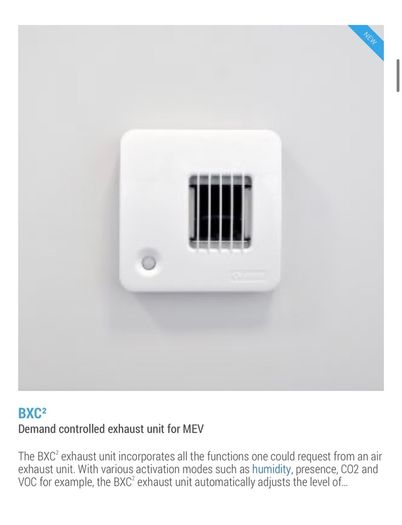 DCV ventilation system