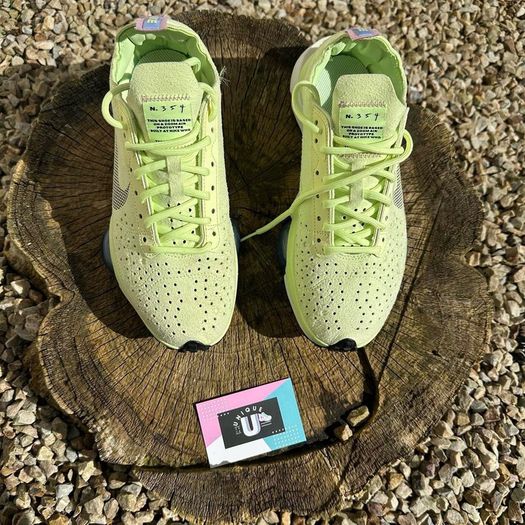 Premium Nike Air Zoom Type 2 Suede Neon Volt Green White Black