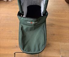 Out n About Carrycot Sycamore Green + Double Nipper Adapter