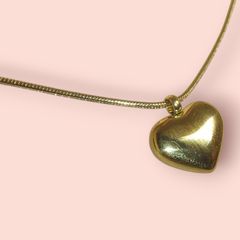 Heart Shaped Plated Necklace