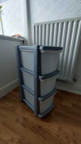 3 Drawer Plastic Storage Unit Free To Take Away