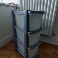 3 Drawer Plastic Storage Unit Free To Take Away
