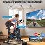 Exercise Bike, Professional Spin Bike with Super Quiet Magnetic Resistance, Indoor Cycling Bike with Shock Absorption, Comfortable Seat for Home Gym 350LBs Capacity (bule with APP Image 2