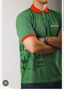 Heineken polo t shirt XL new