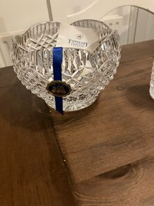 Tipperary Crystal vintage stamped unused bowl
