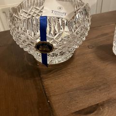 Tipperary Crystal vintage stamped unused bowl