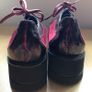 Ladies Callaghan Burgundy Red Lace up Shoes Eu 39 size 6 Image 5