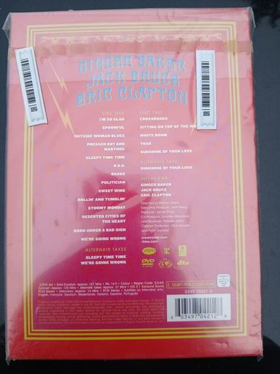 Cream - Royal Albert Hall DVD (sealed)
