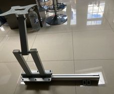 Large monitor / TV stand, adjustable