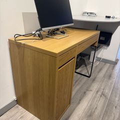 Modern Oak Computer Desk