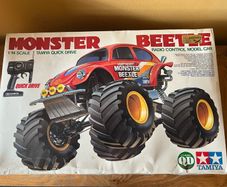 Vintage Tamiya Monster Beetle QD boxed with original controller.