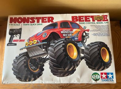 Vintage Tamiya Monster Beetle QD boxed with original controller.