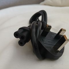 Power Cable - IEC C5/Cloverleaf to UK Plug 5A 1M