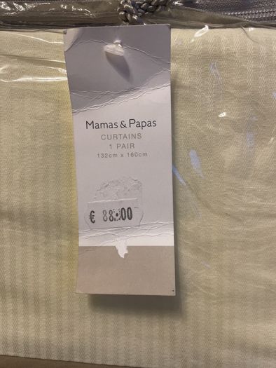 SIGNIFICANTLY REDUCED Brand New Mamas and Papas Curtains & Tie backs