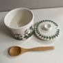 Pretty vintage Portmerion  lidded  conserve pot with spoon Image 2