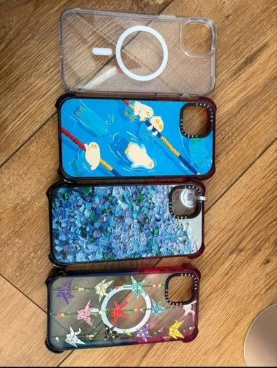 iPhone 15 Plus 256GB with 4 cases